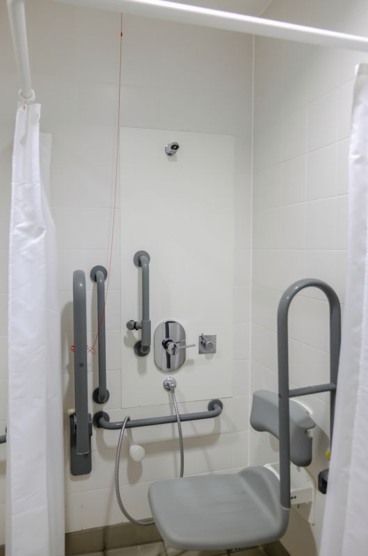 Shower with Multi-Function Fixtures